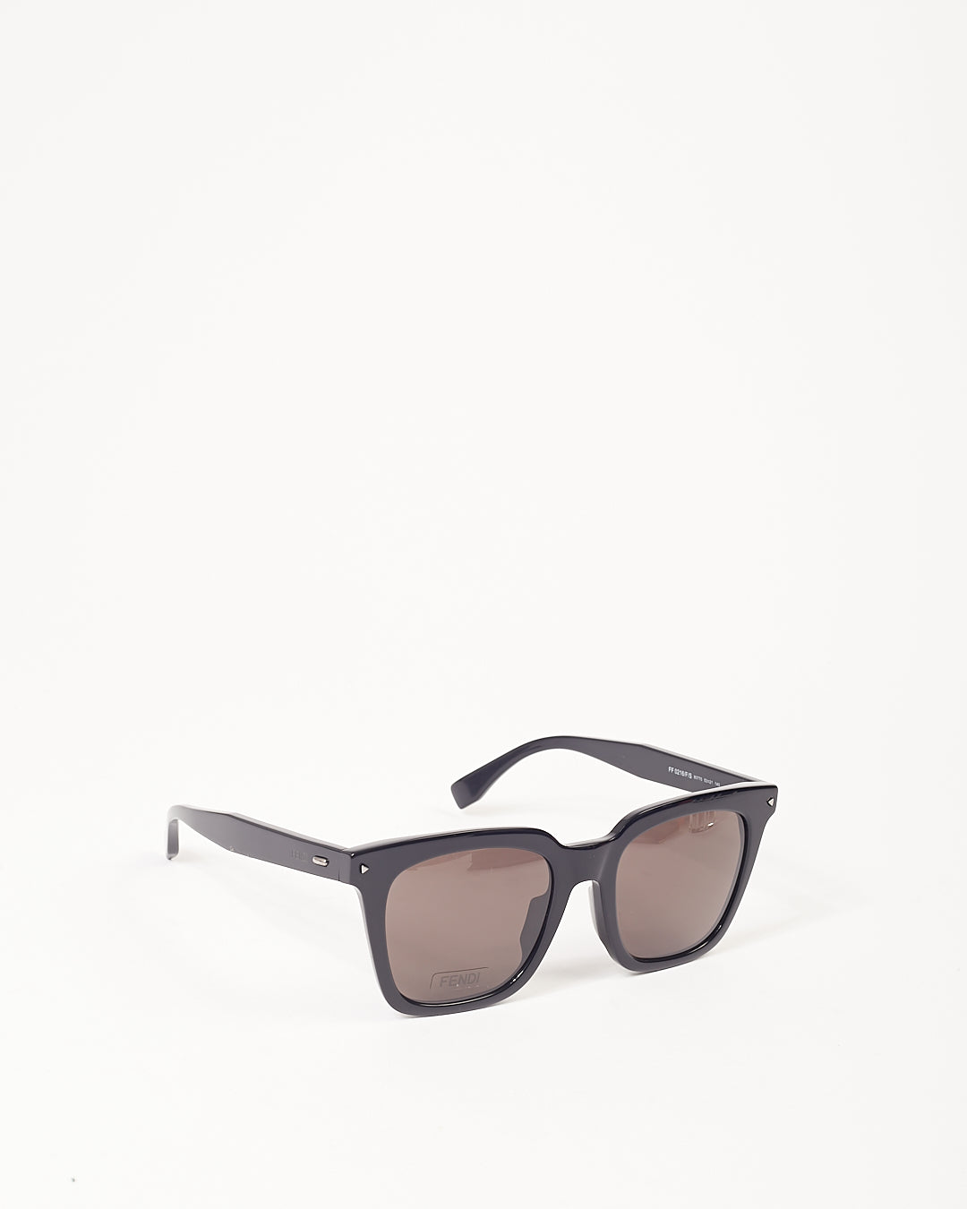 Fendi Lunettes de soleil Wayfarer carrées noires FF0216/F/S