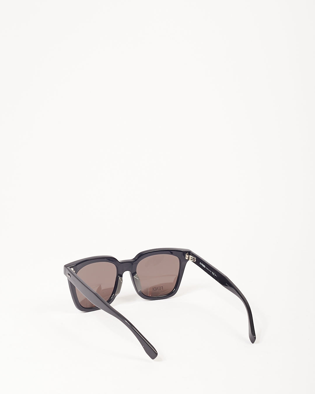 Fendi Lunettes de soleil Wayfarer carrées noires FF0216/F/S