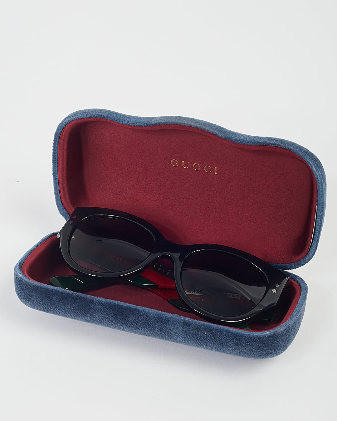 Lunettes de soleil Gucci noires avec détail Web GG 3864/S