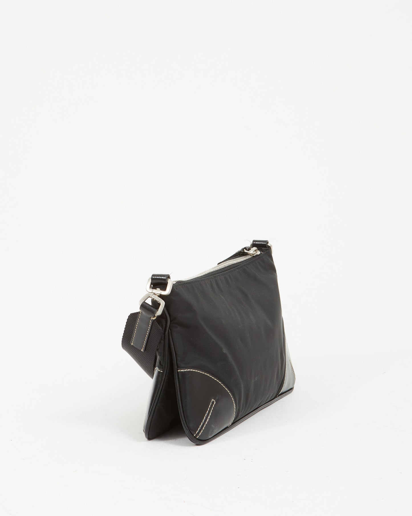 Prada Black Nylon Tessuto Shoulder Bag