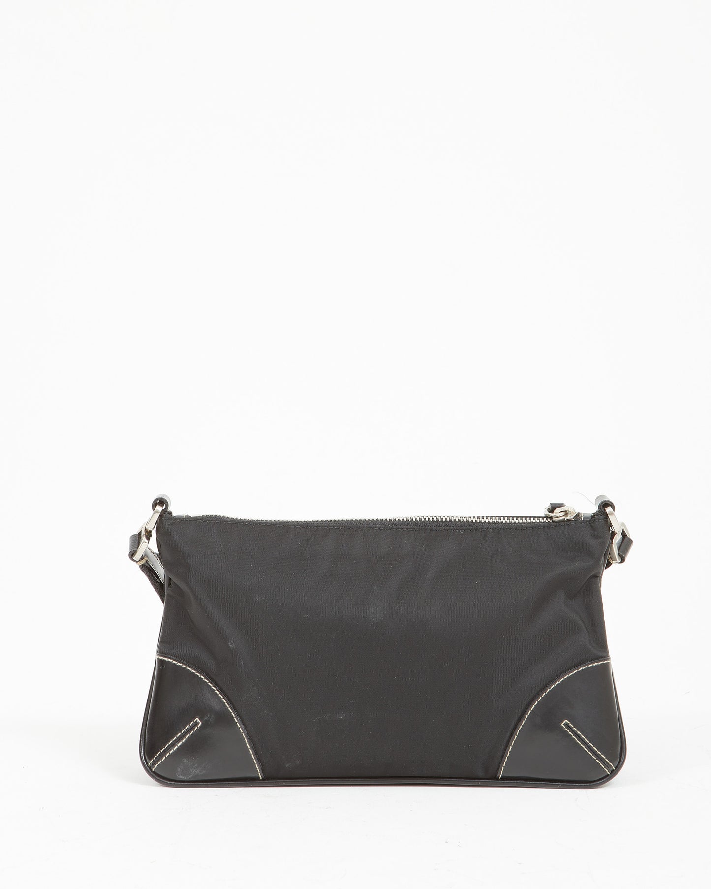 Prada Black Nylon Tessuto Shoulder Bag