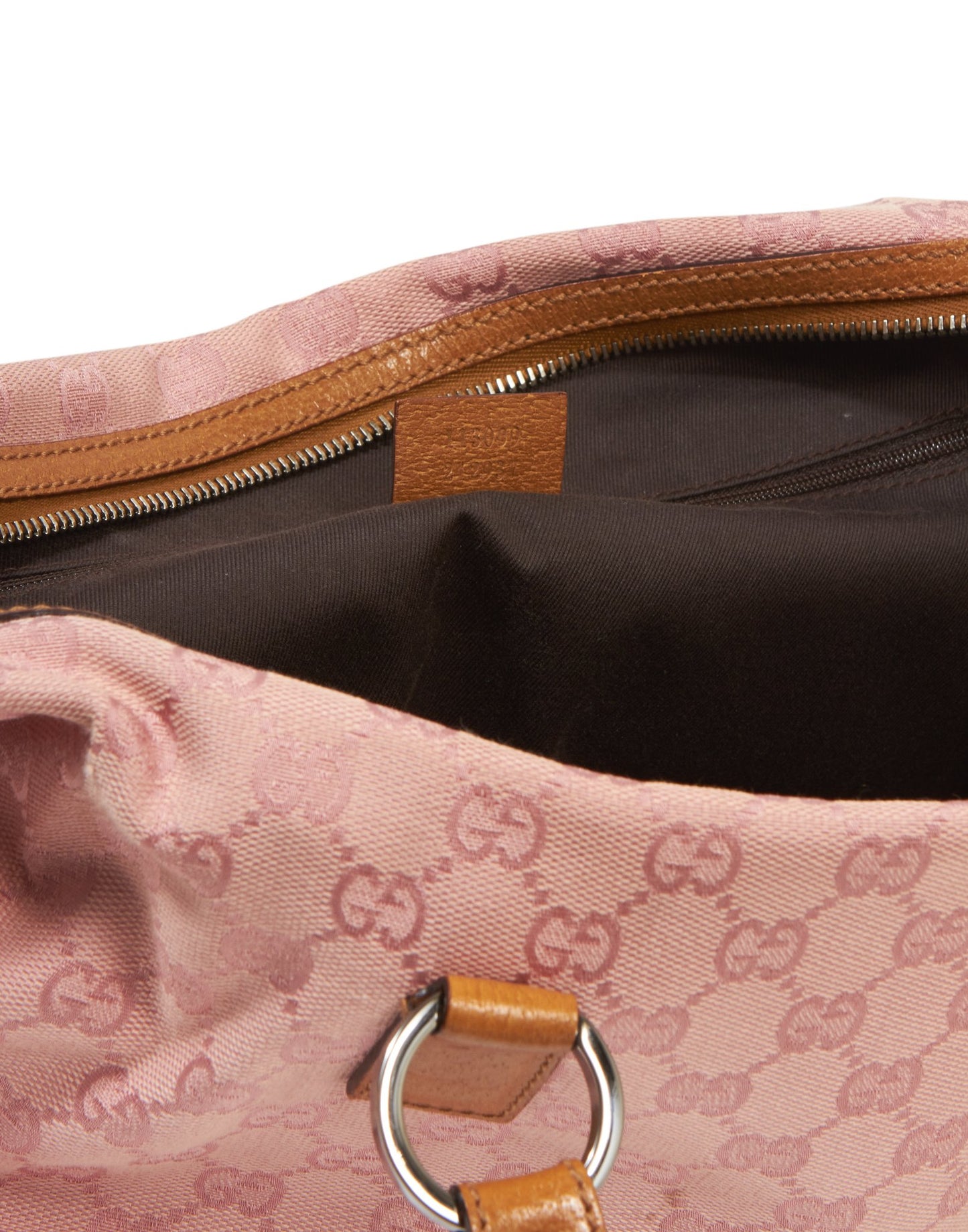 Petit sac Boston en toile monogramme GG rose Gucci