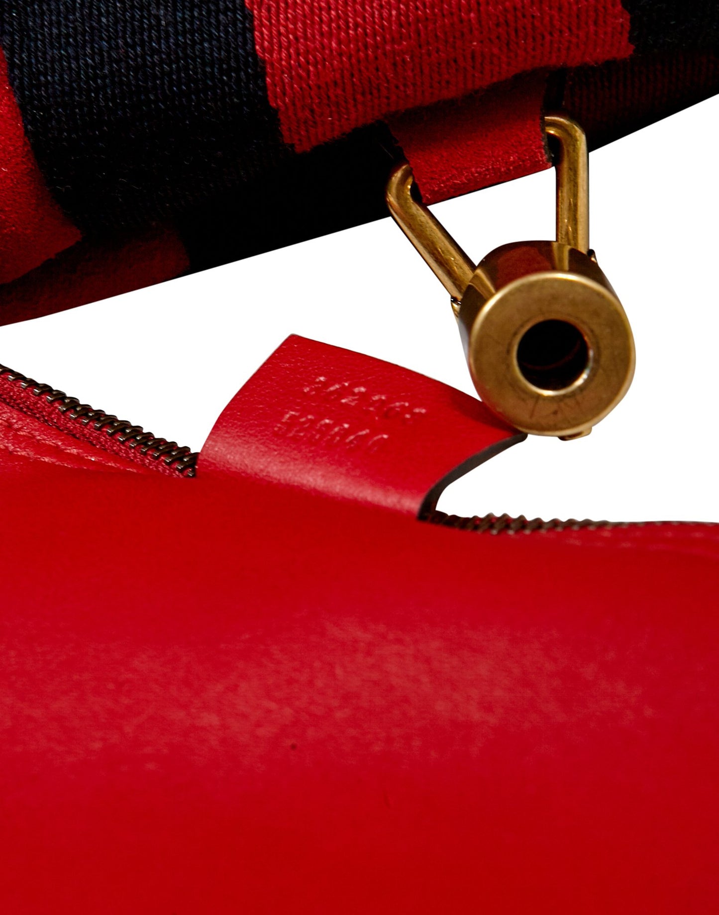 Gucci Red Suede Jackie Hobo Bag