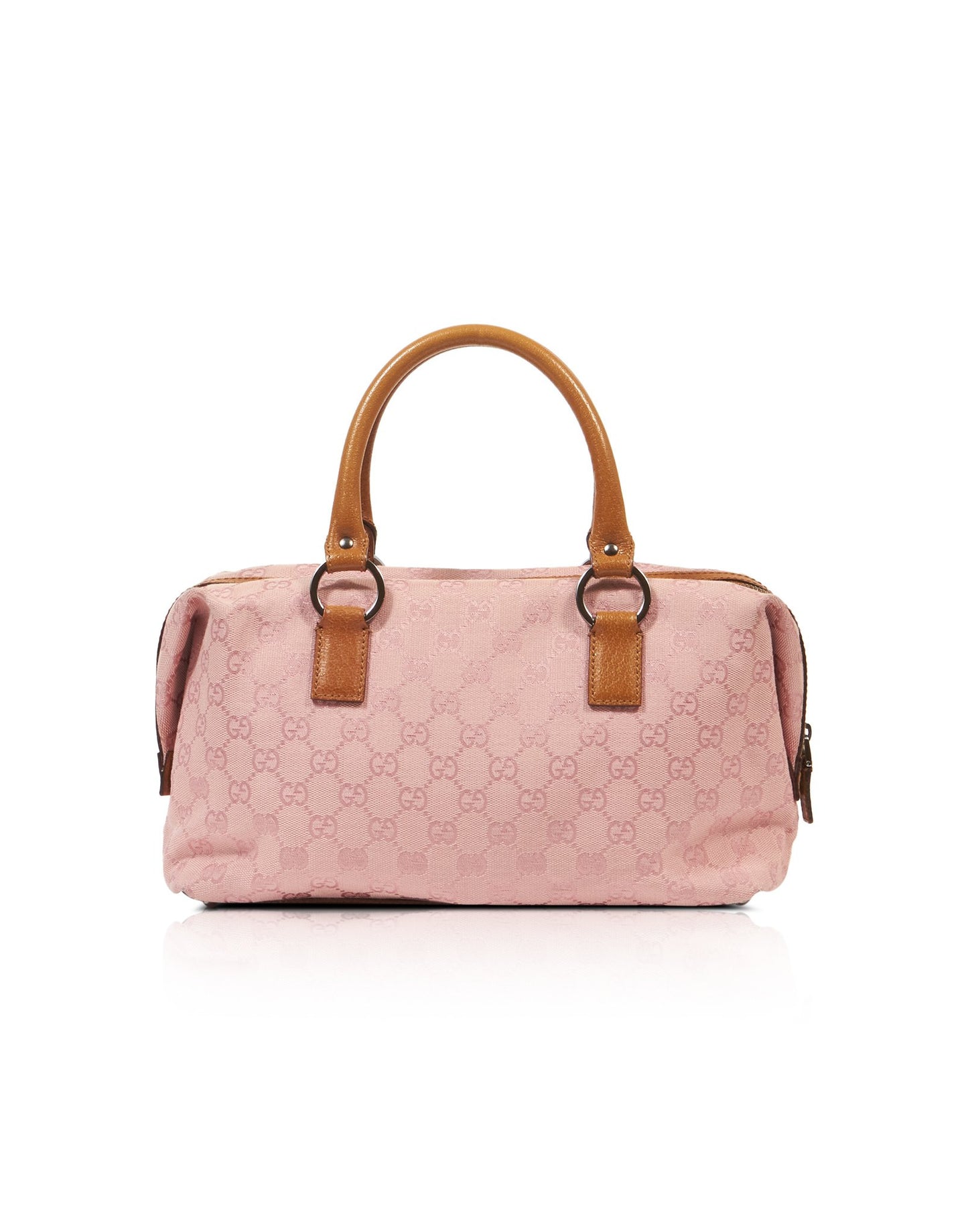 Petit sac Boston en toile monogramme GG rose Gucci