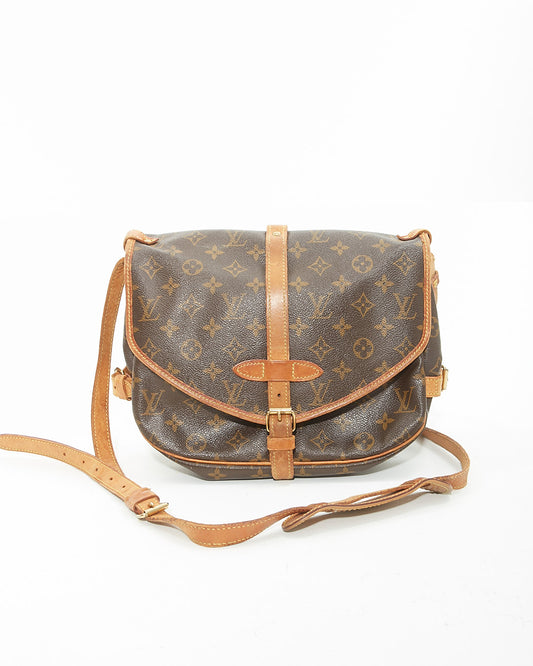 Louis Vuitton Monogram Canvas Saumur 30 Crossbody Bag