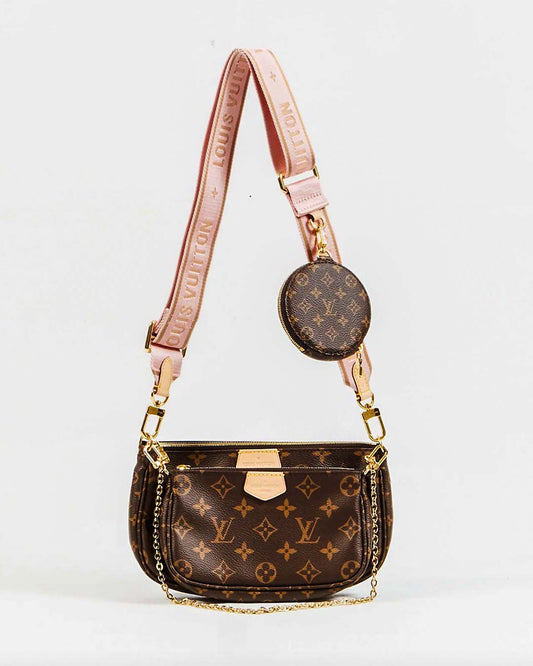 Louis Vuitton Monogram Canvas Pink Multi Pochette Accessoires