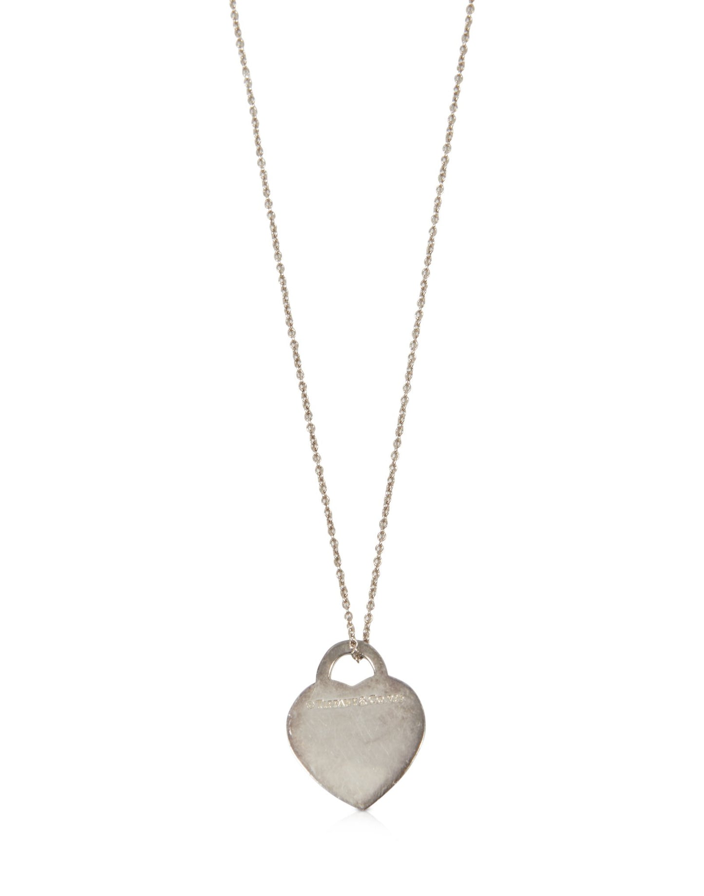 Tiffany & Co. 925 Silver Return to Tiffany Heart Necklace