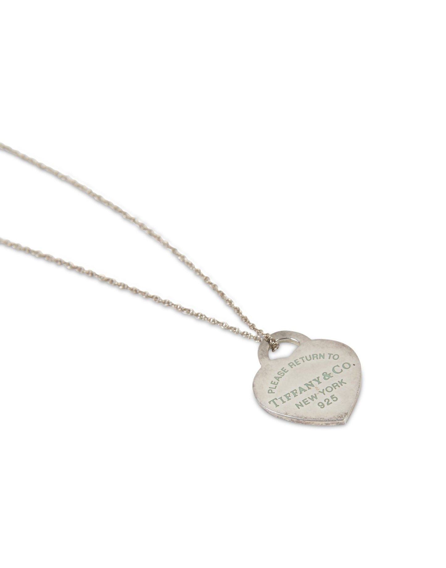 Tiffany & Co. 925 Silver Return to Tiffany Heart Necklace