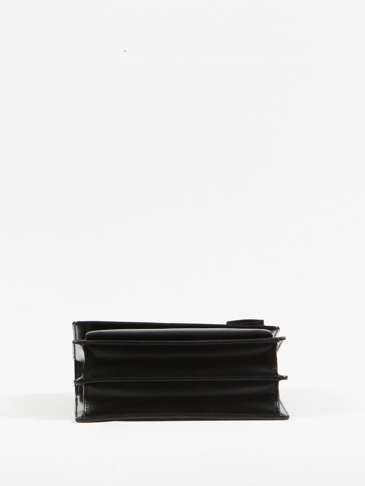 Saint Laurent Black Leather Medium Sunset Shoulder Bag