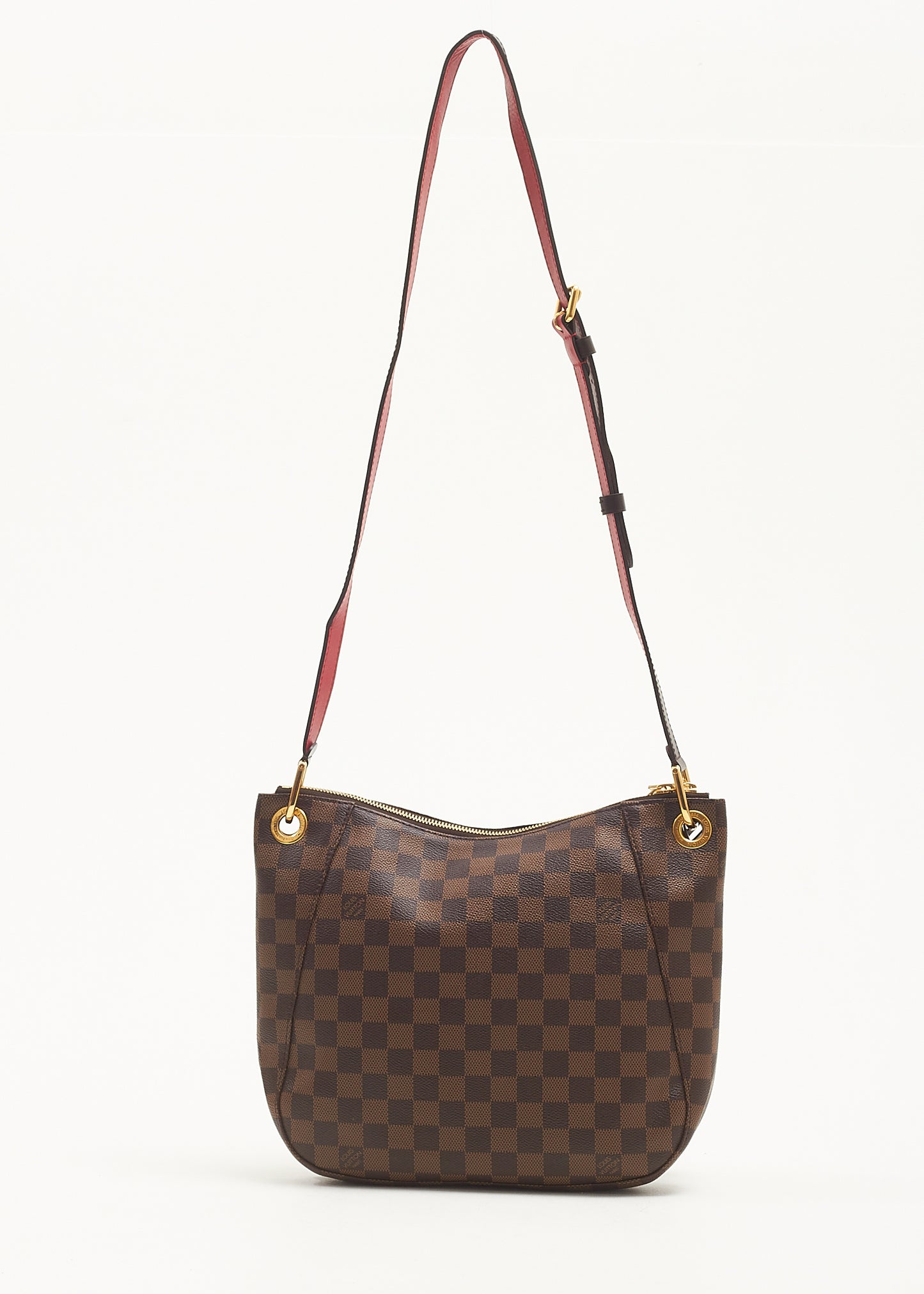 Louis Vuitton Damier Ebene/Red South Bank Besace Crossbody Bag