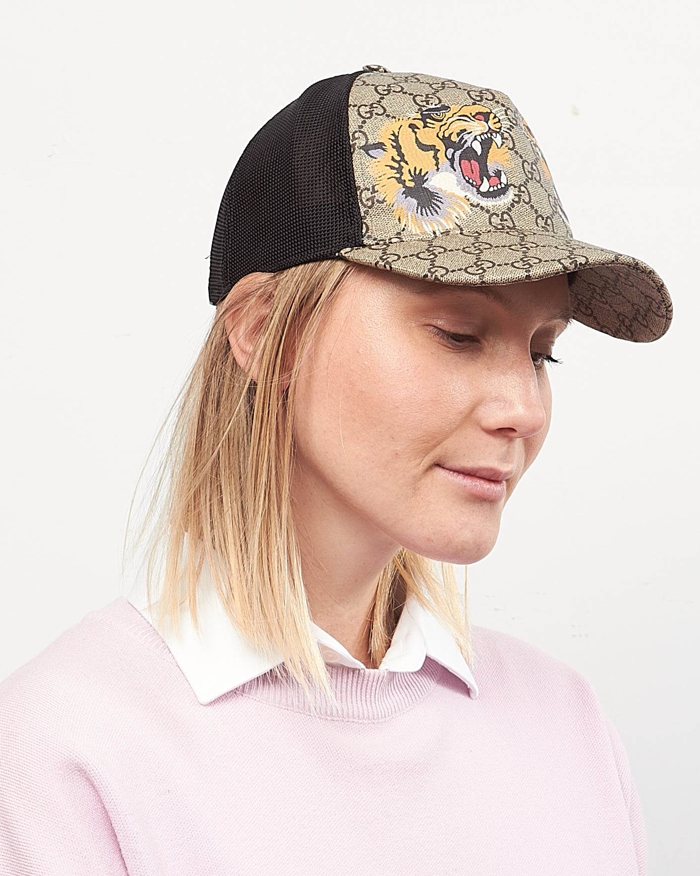 Gucci tiger baseball cap online