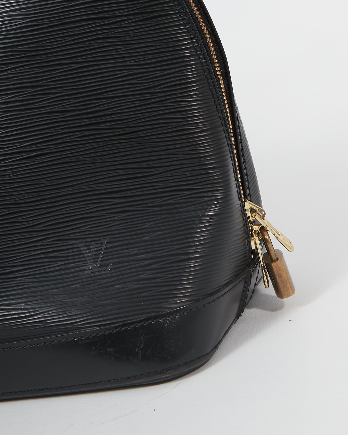 Louis Vuitton Black Epi Leather Alma PM Bag