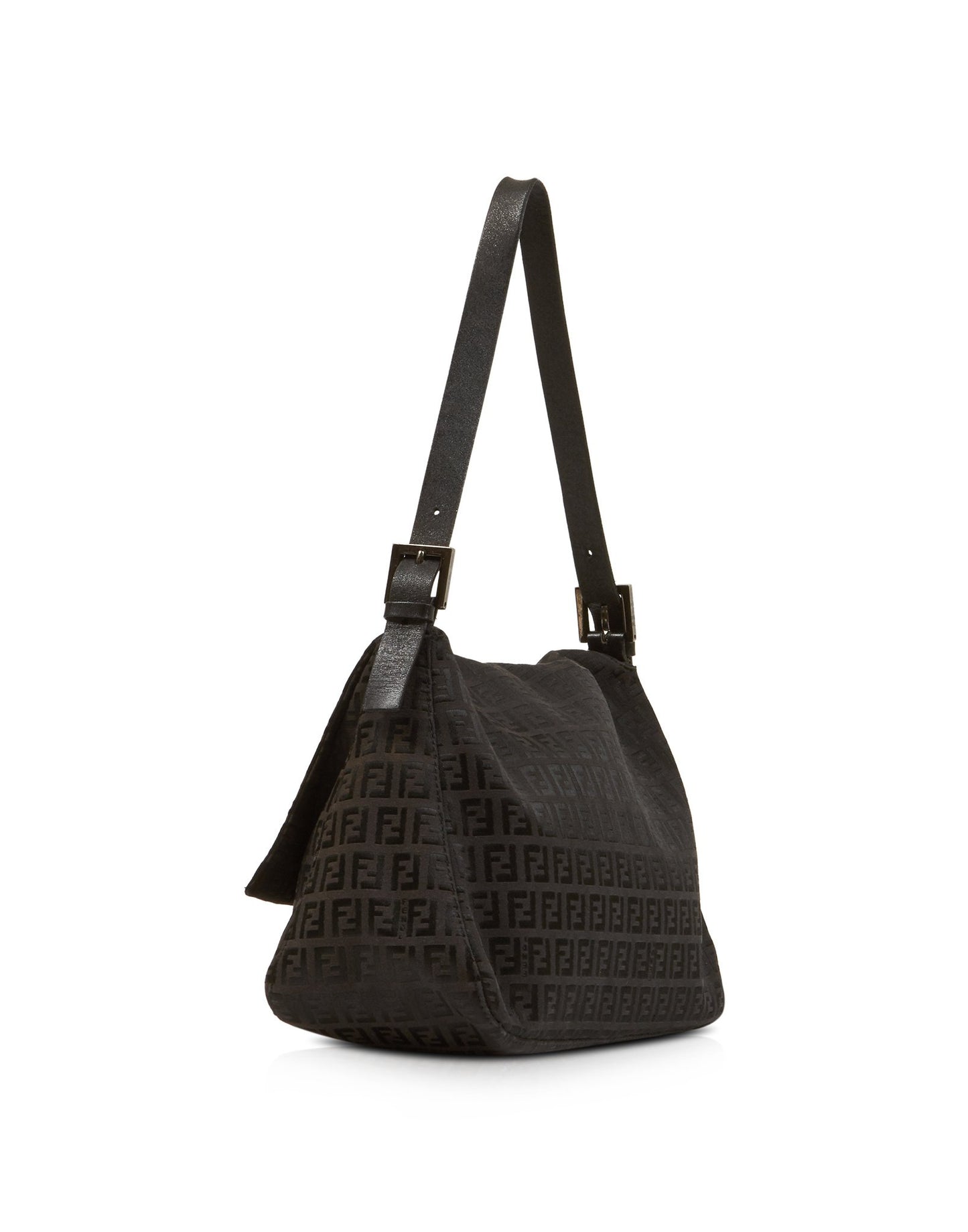 Fendi Brown and Black Zucchino Mamma Forever Shoulder Bag