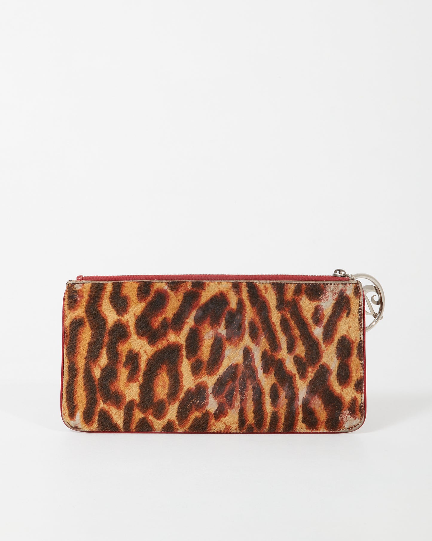 Dior Cheetah Print Ponyhair Clutch