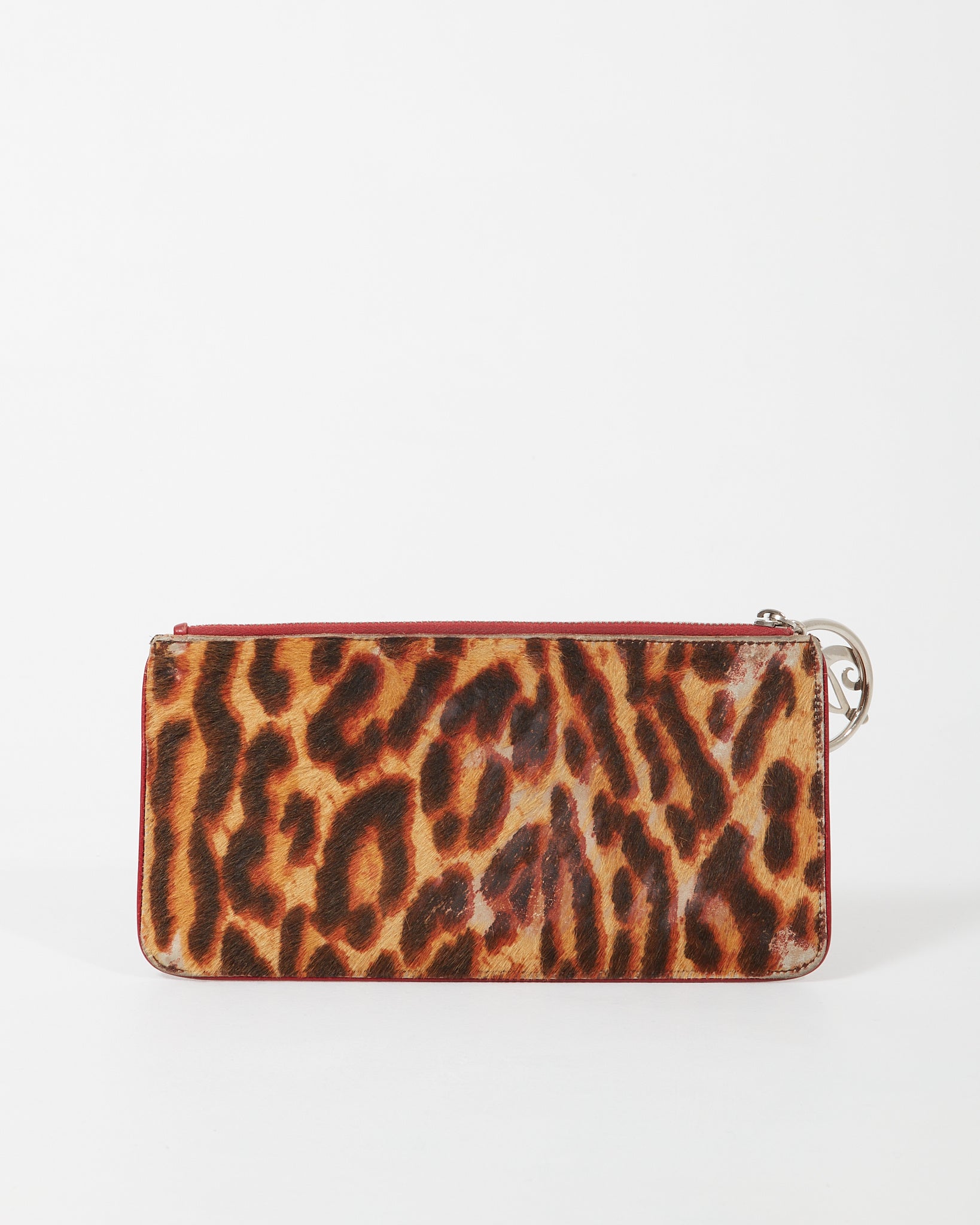 Dior Cheetah Print Ponyhair Clutch