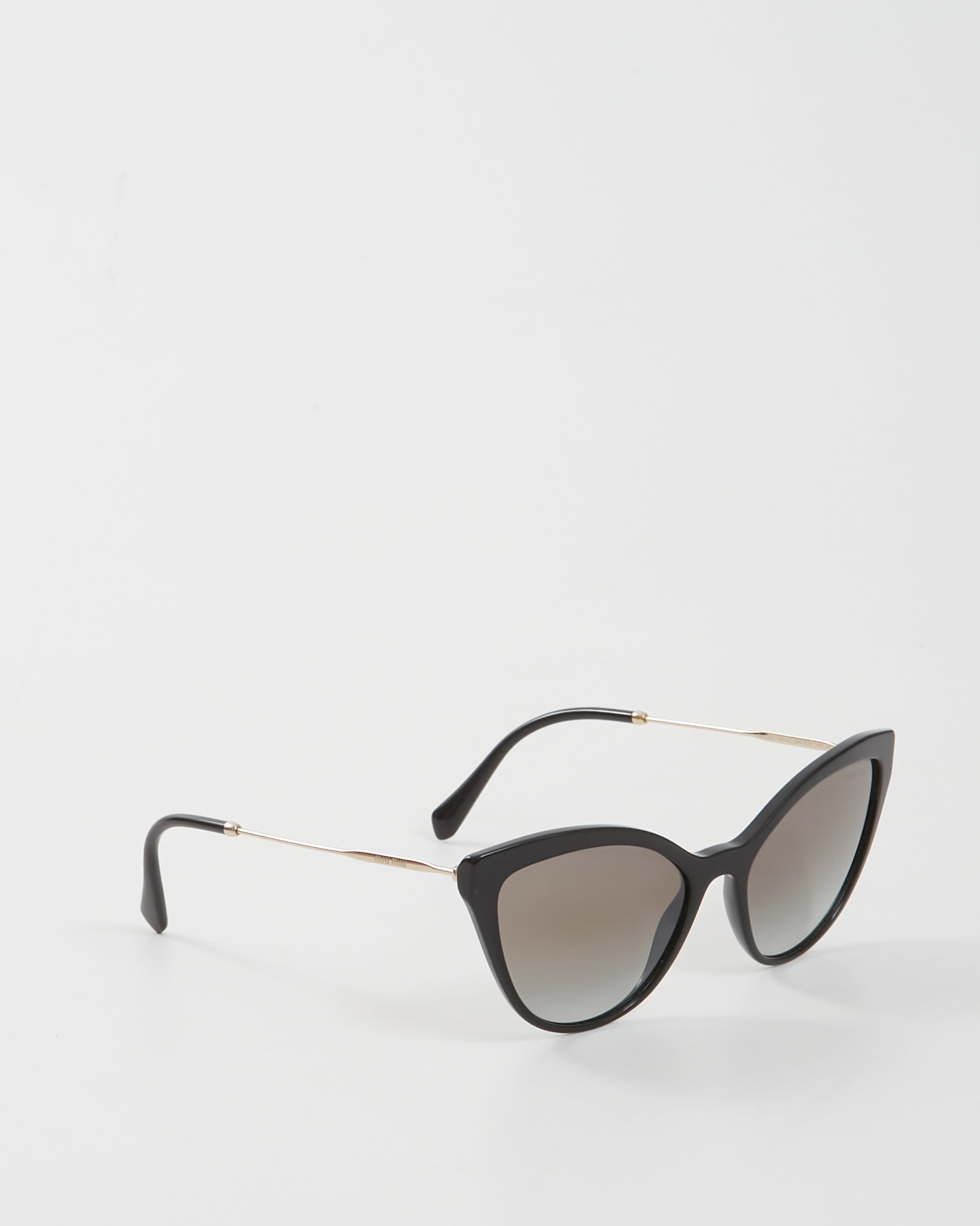 Miu Miu Black SMU03U Cat Eye Sunglasses