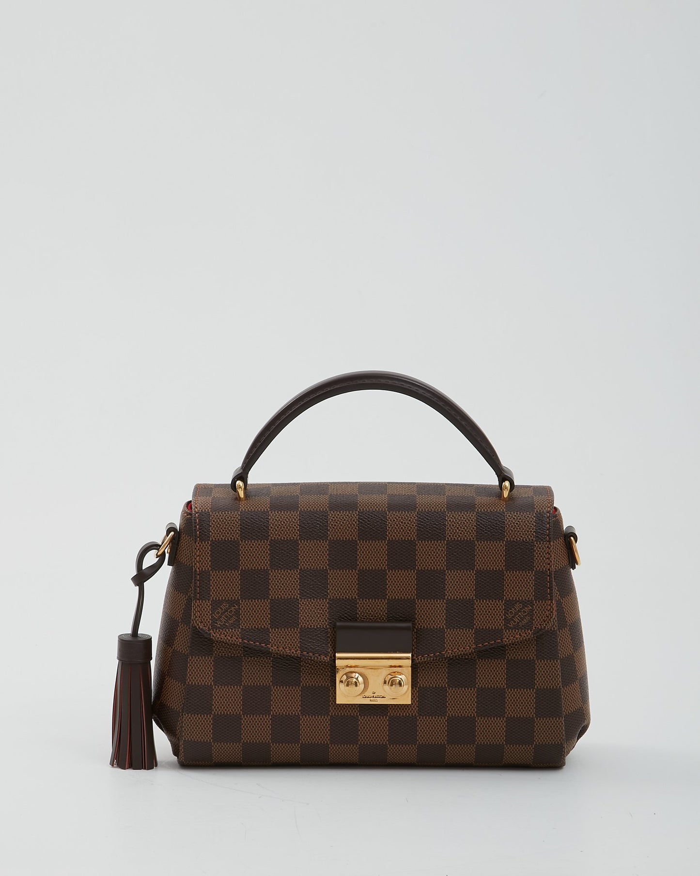 Louis Vuitton Damier Ebene Canvas Croisette Crossbody Bag