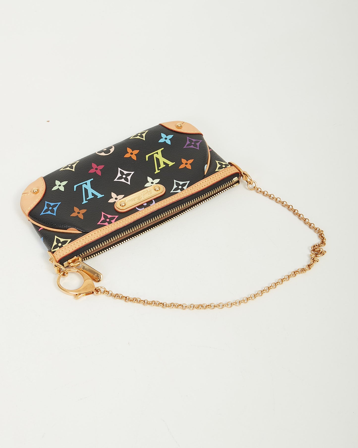 Louis Vuitton Multicolore Monogram Black Murakami Milla Pochette MM