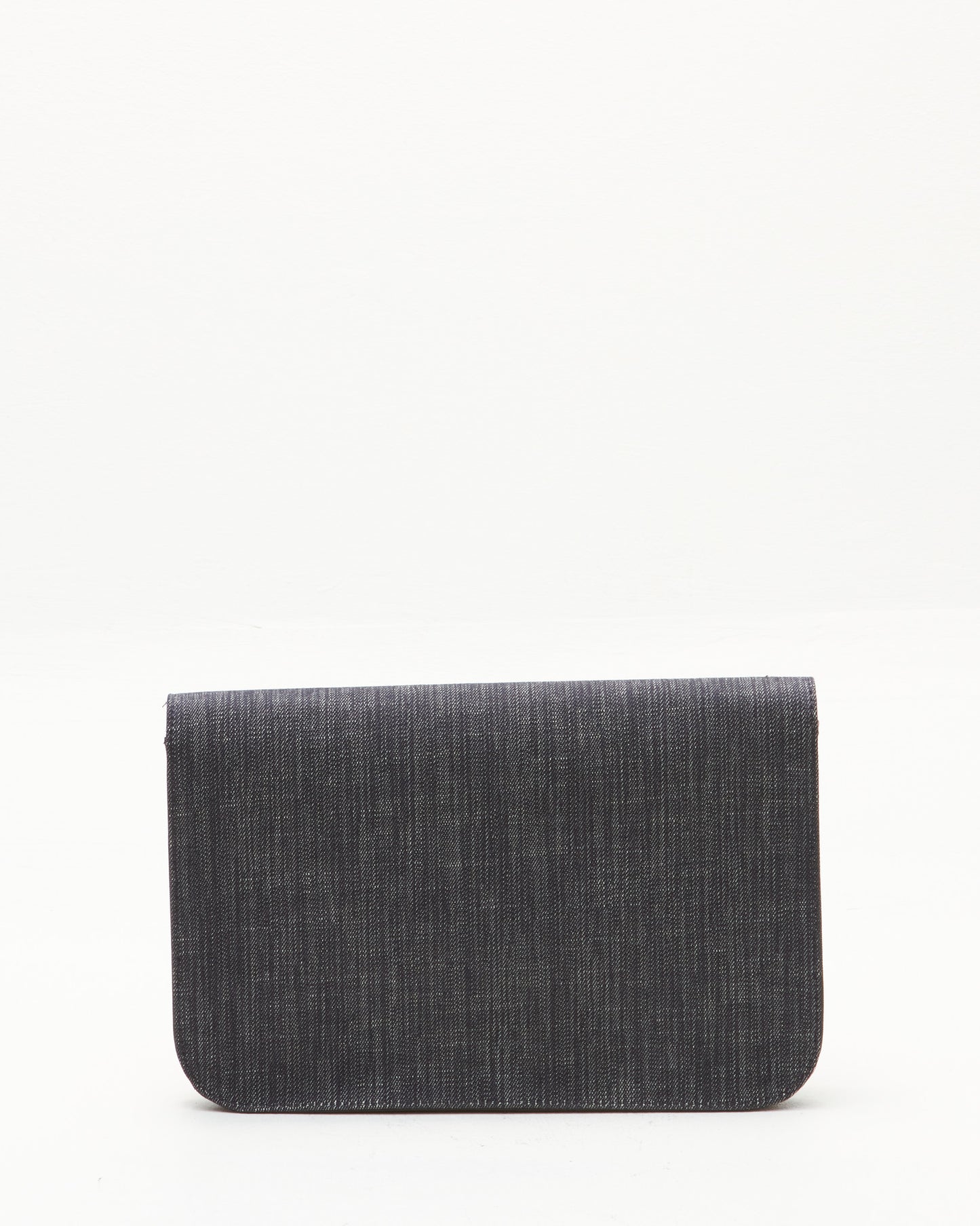 Fendi Denim Envelope Wristlet Clutch