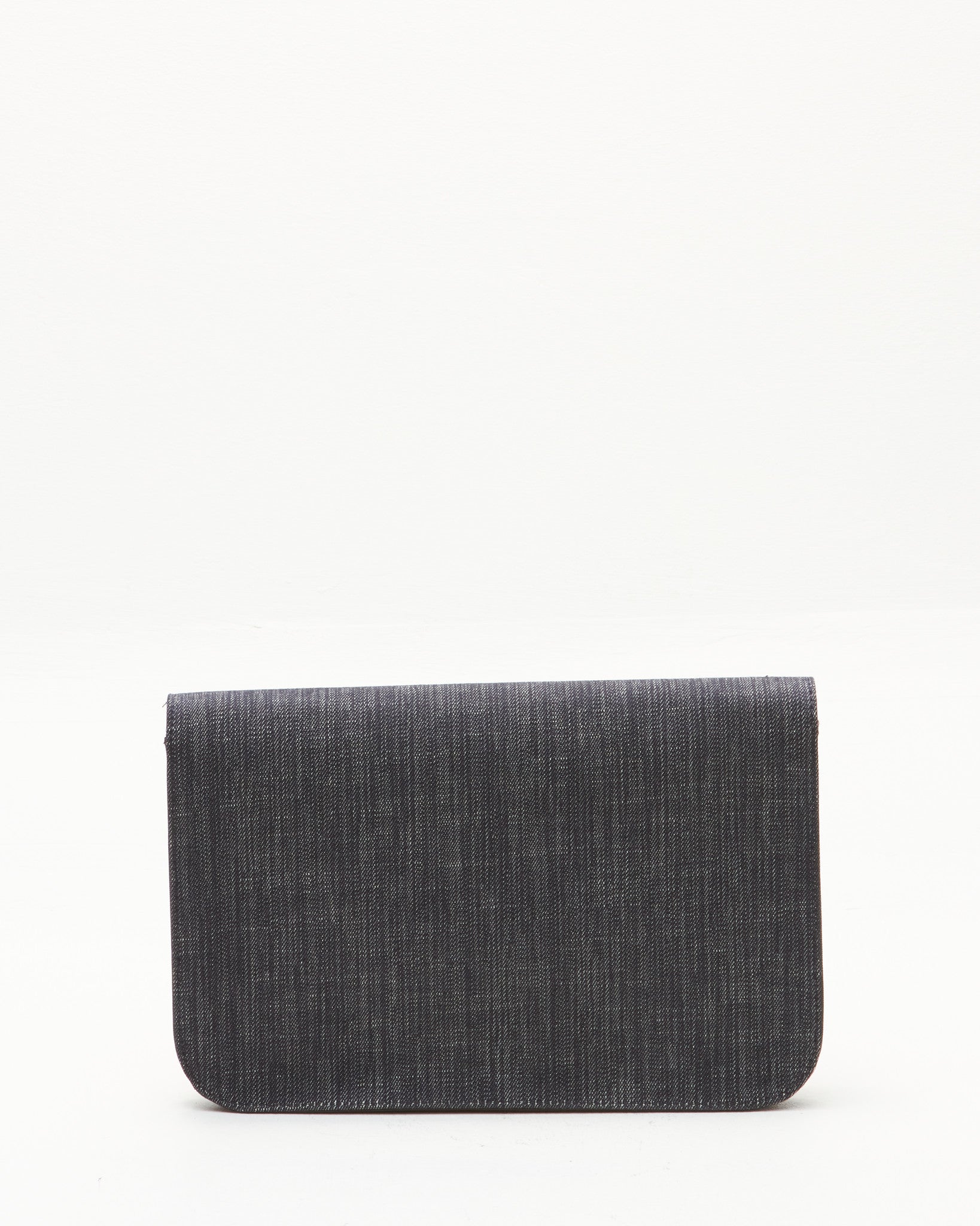 Fendi Denim Envelope Wristlet Clutch