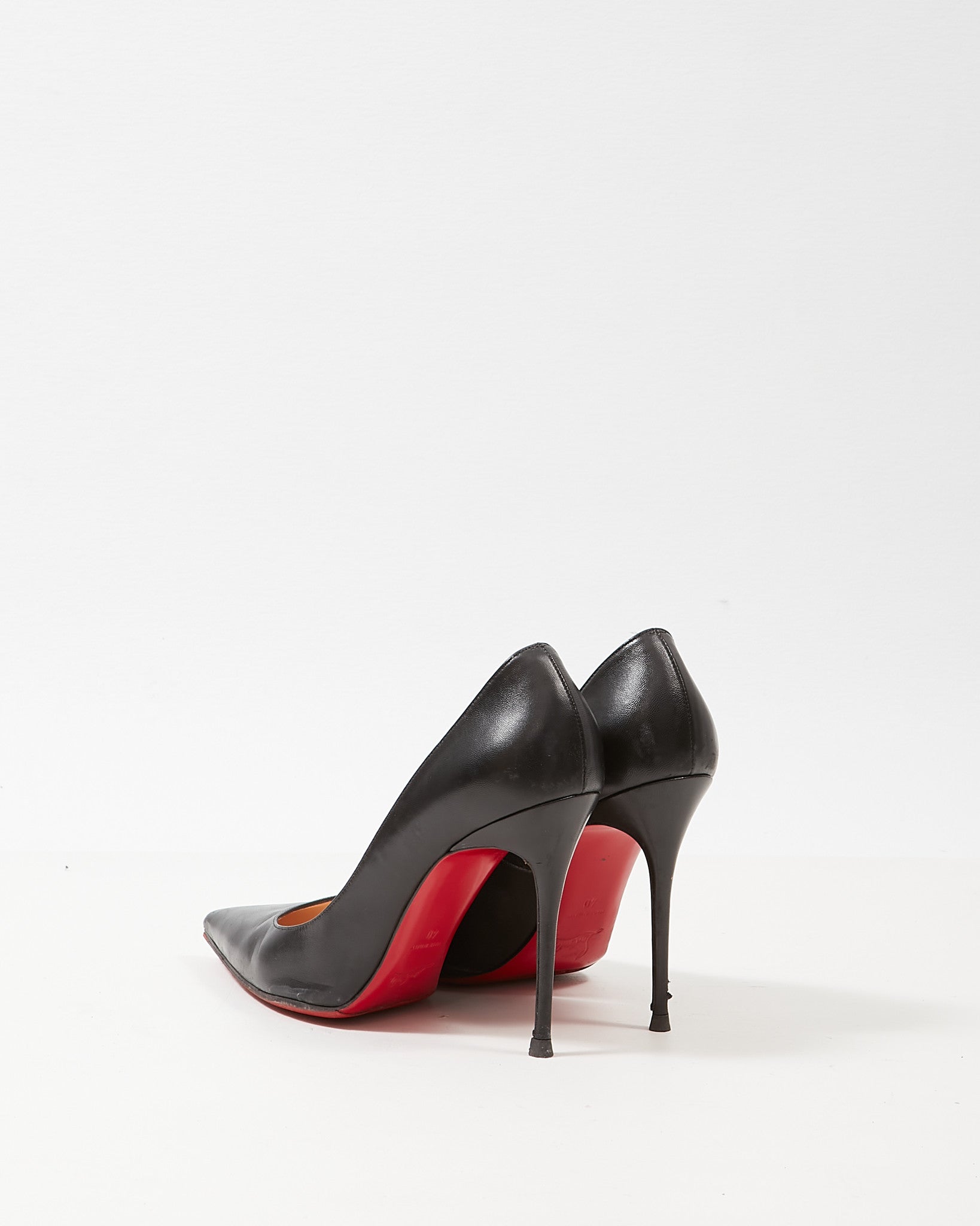 Christian Louboutin Black Leather So Kate 120mm Pumps - 40