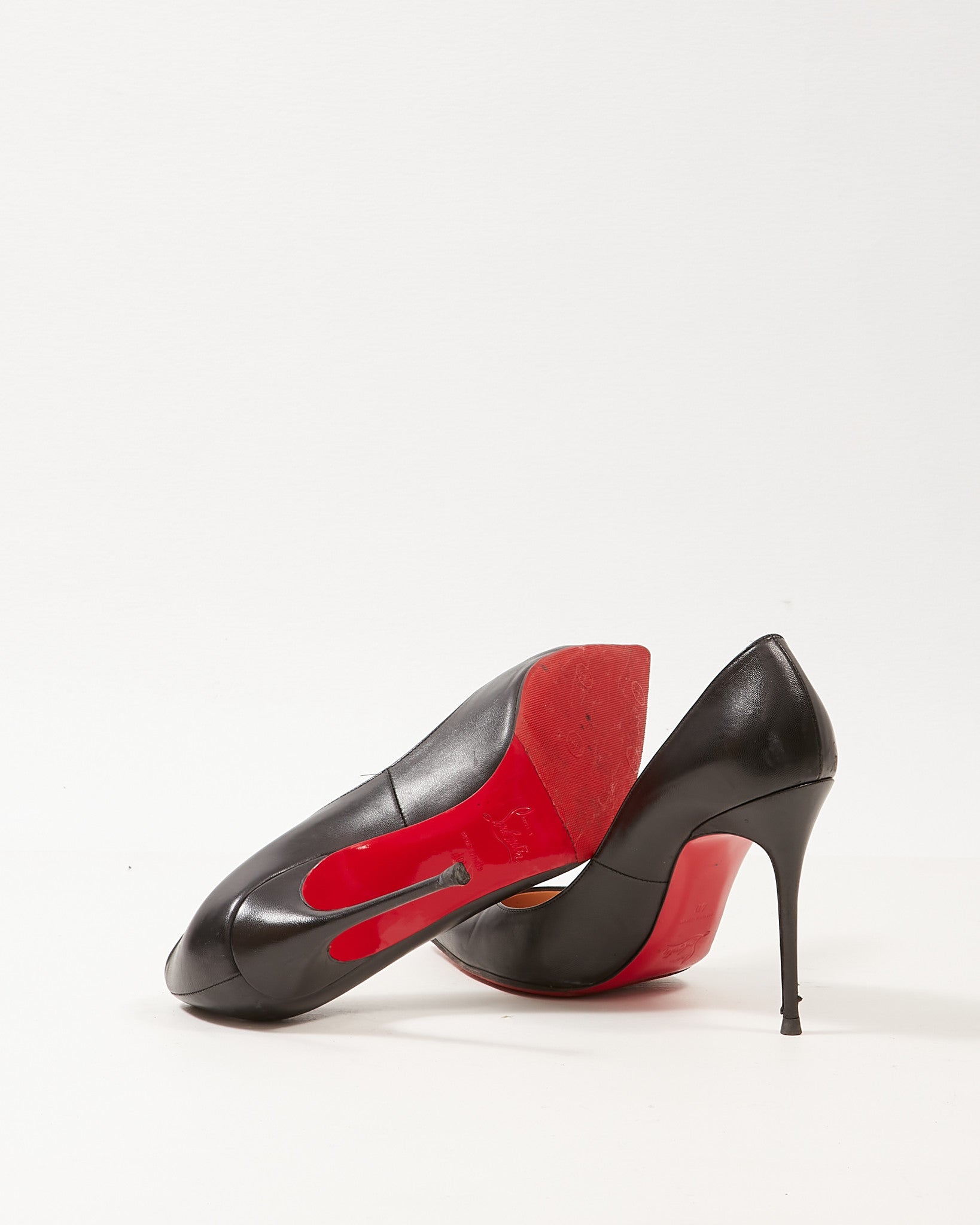 Christian Louboutin Black Leather So Kate 120mm Pumps - 40