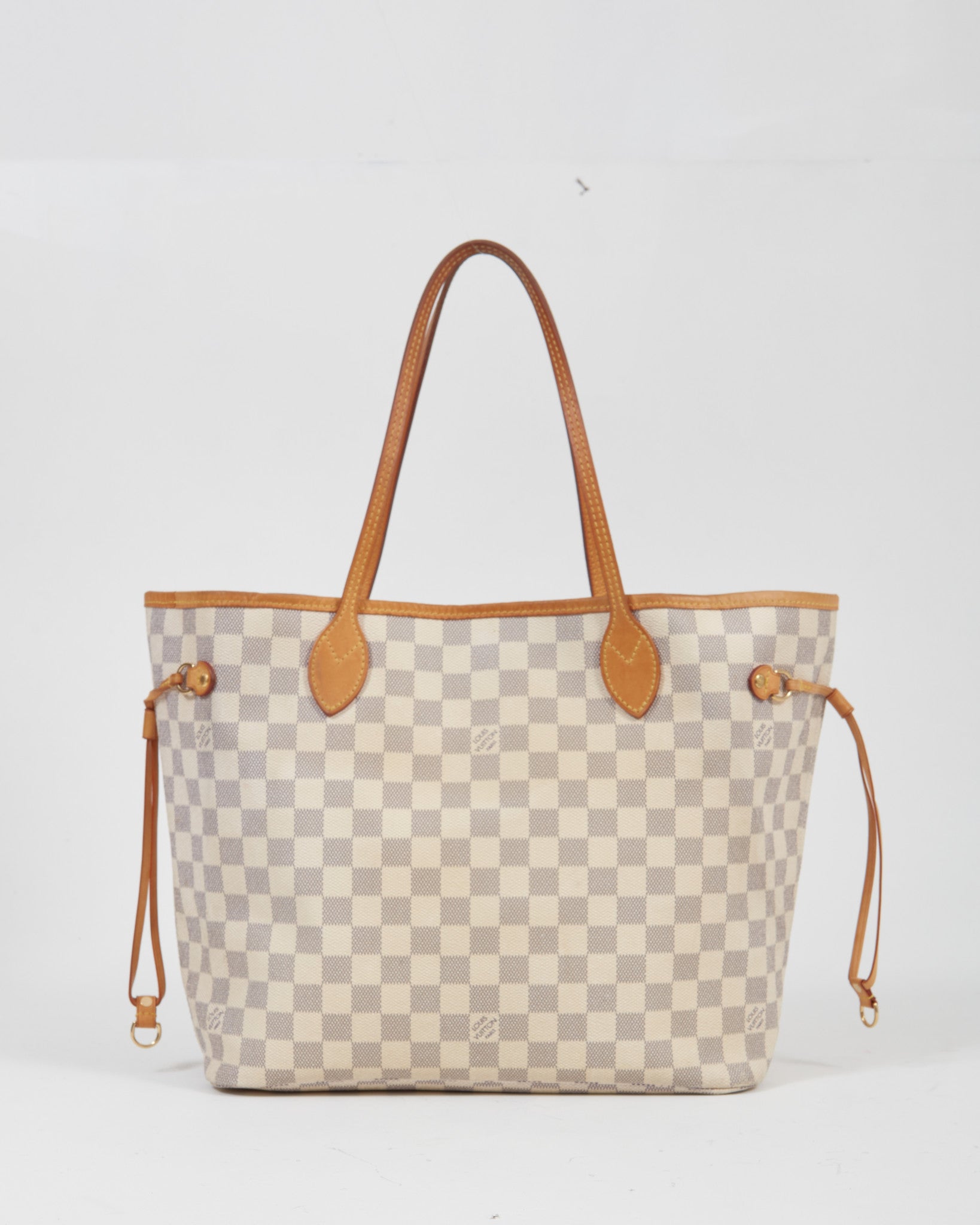 Louis Vuitton Damier Azur Canvas Neverfull MM Tote Bag