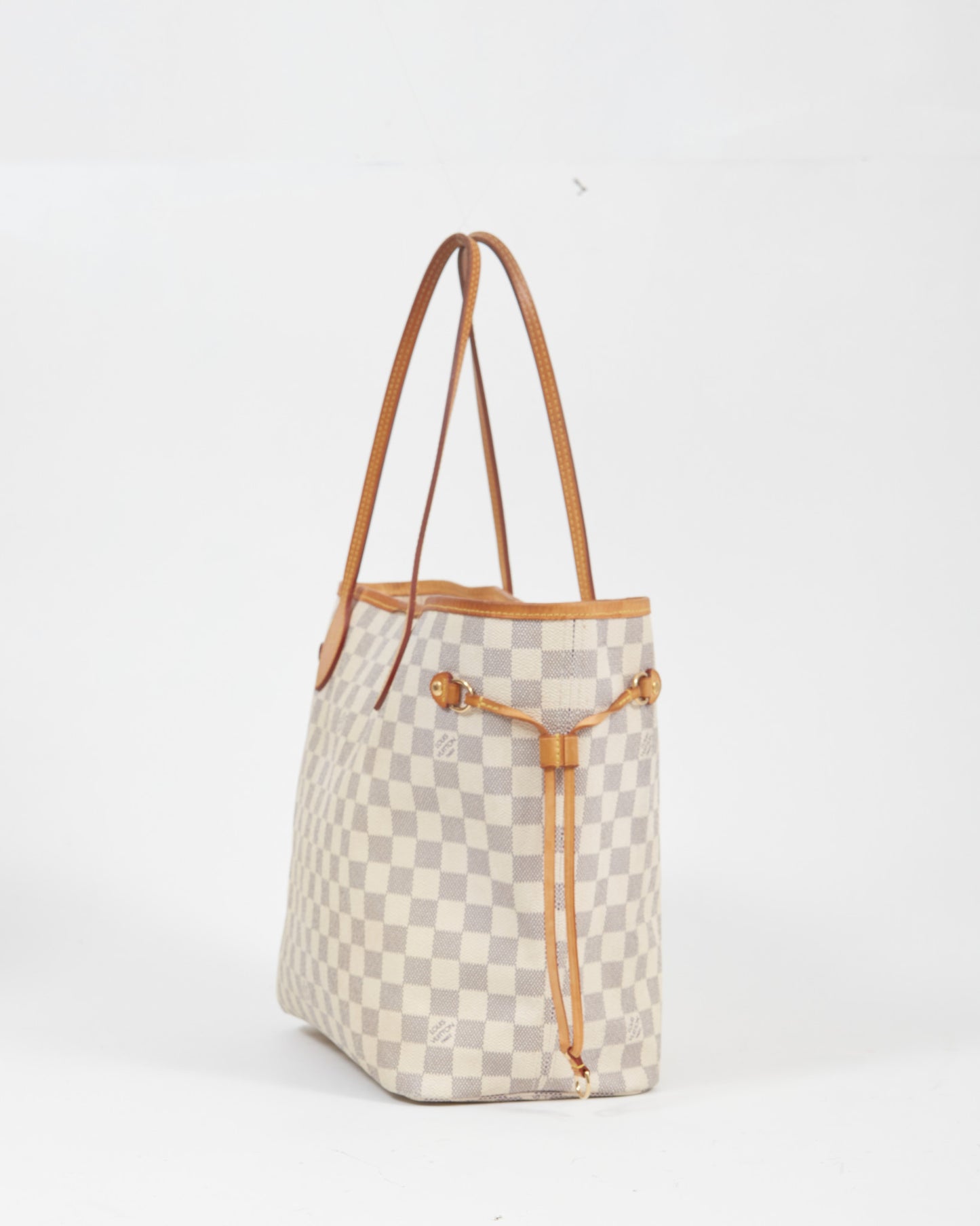 Louis Vuitton Damier Azur Canvas Neverfull MM Tote Bag