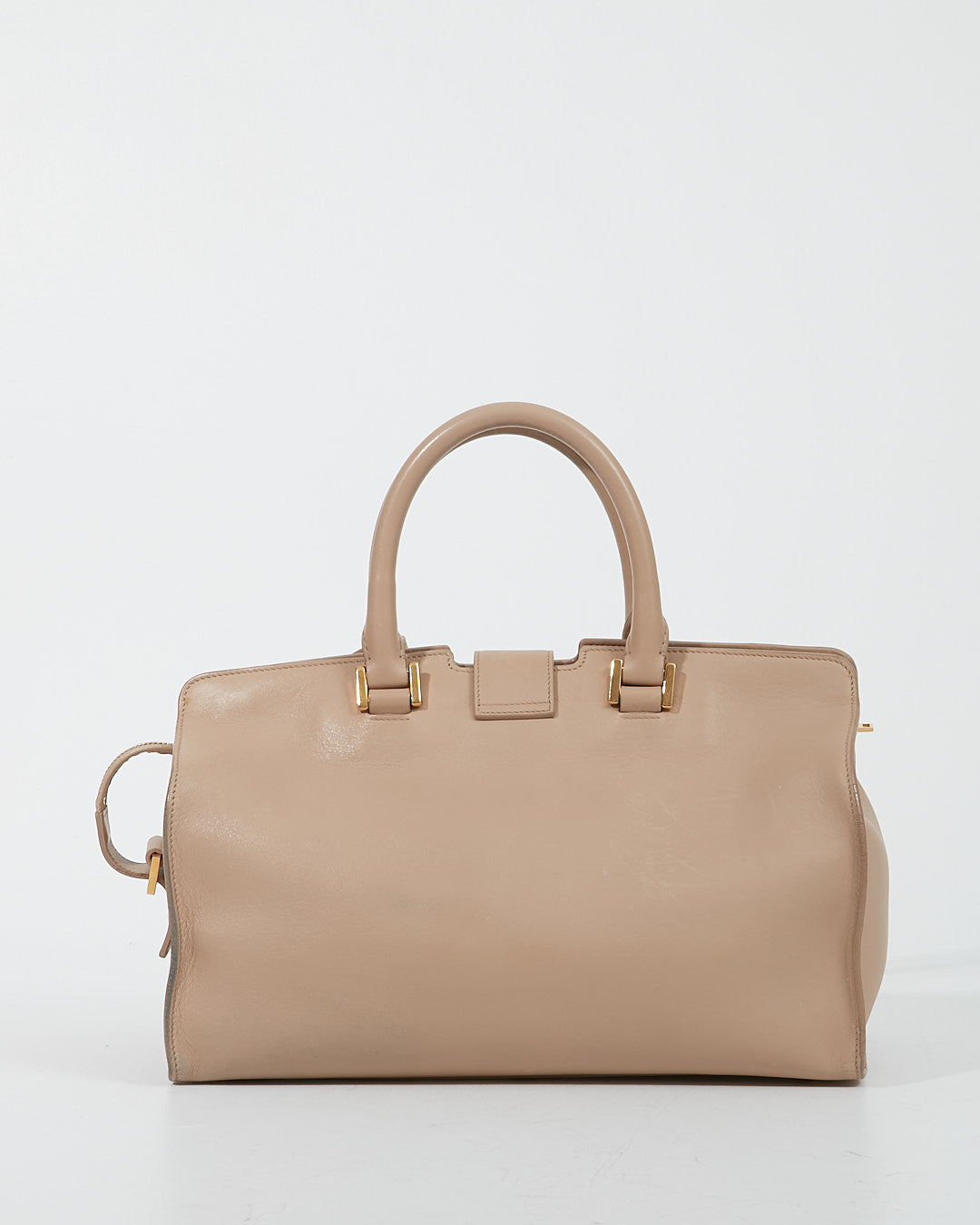 Saint Laurent Beige Leather Cabas Chyc Bag