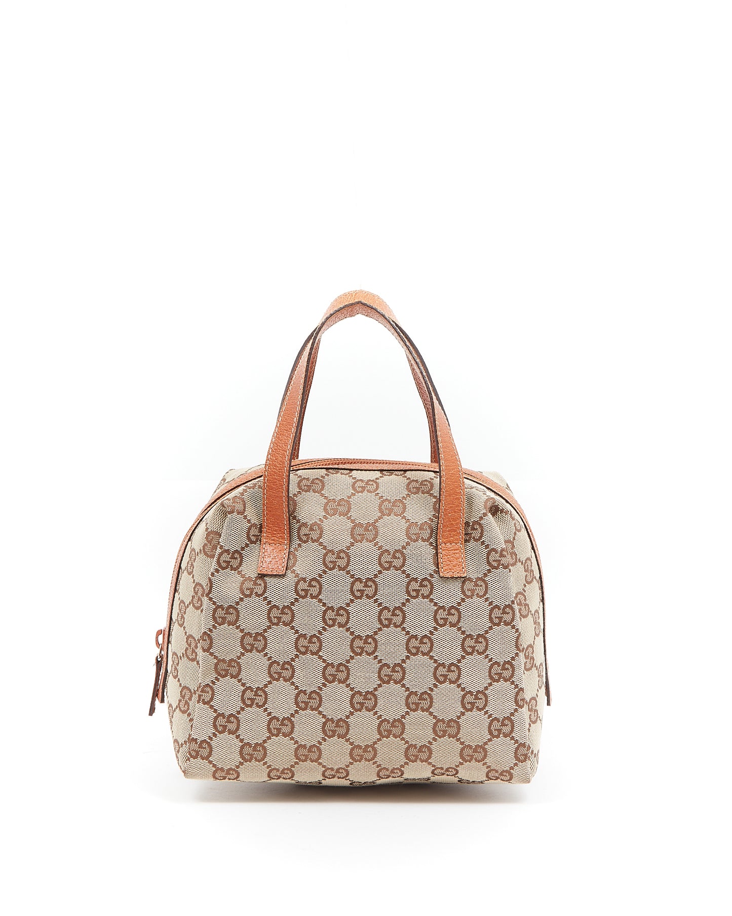 Gucci Beige GG Supreme Canvas Small Bowler Tote