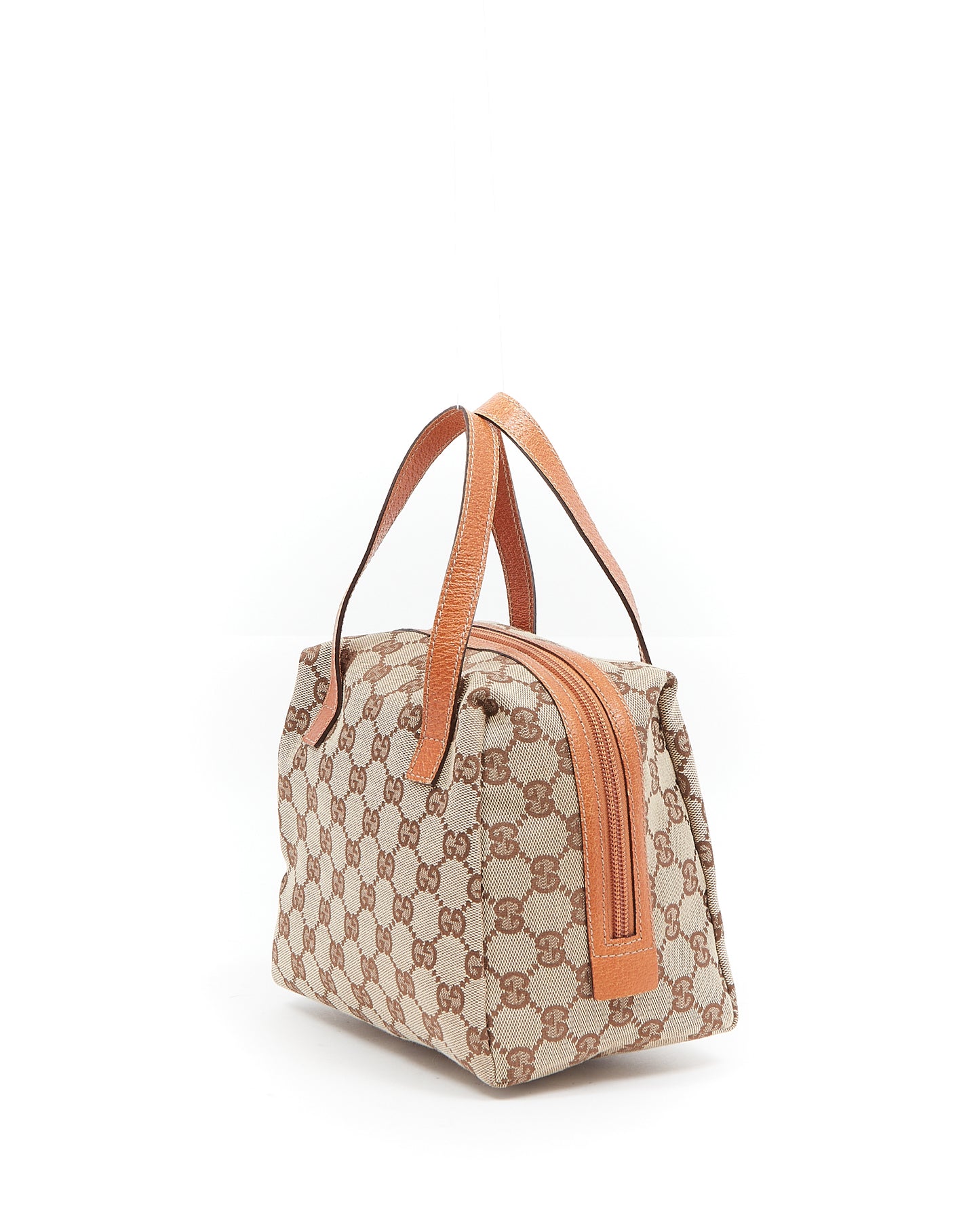 Gucci Beige GG Supreme Canvas Small Bowler Tote