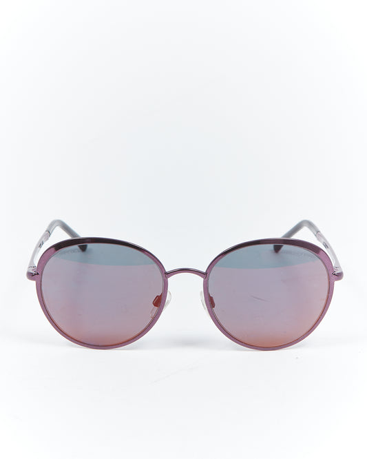 Lunettes de soleil rondes violettes Chanel 4206