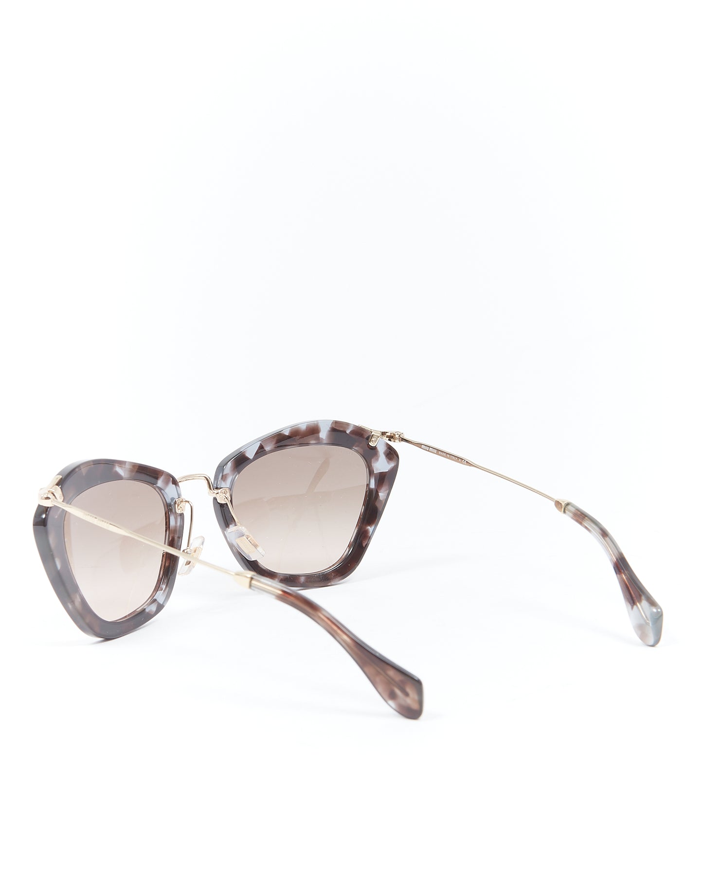 Miu Miu Purple Tortoise Cat Eye SMU 10N Sunglasses