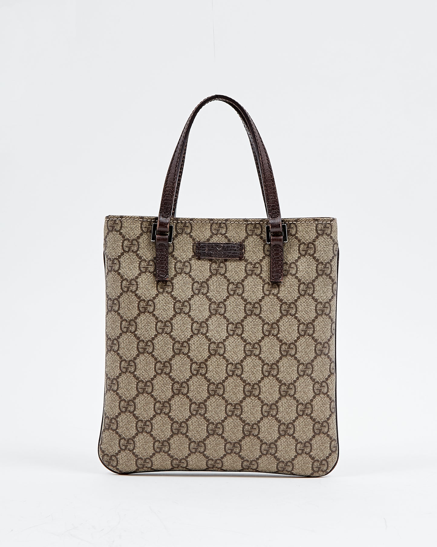 Gucci Brown GG Supreme Coated Canvas Mini Tote