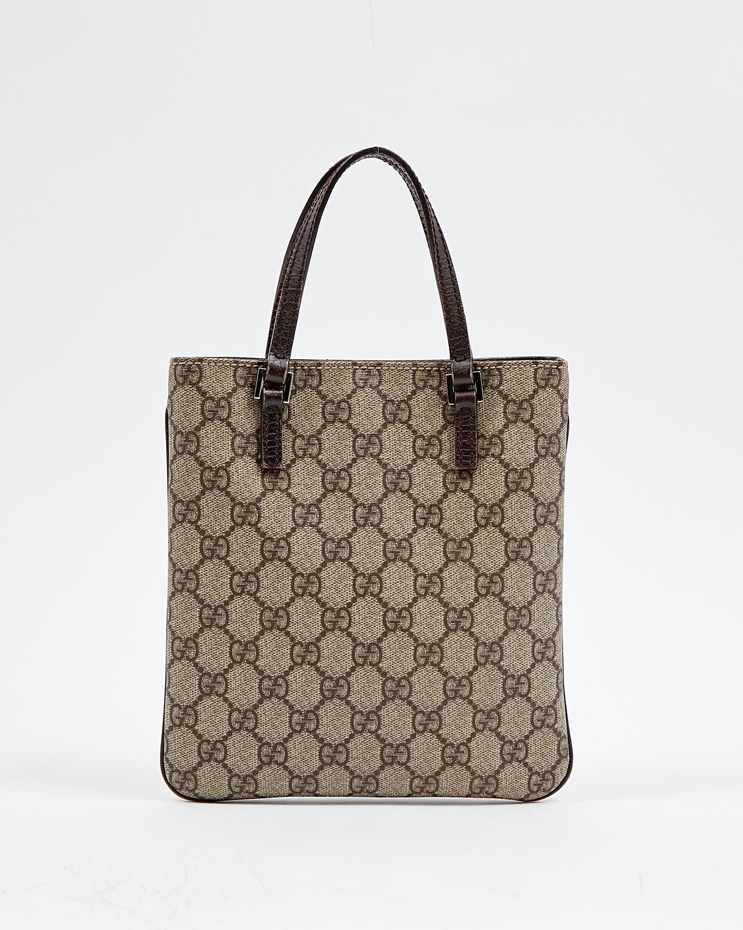 Gucci Brown GG Supreme Coated Canvas Mini Tote