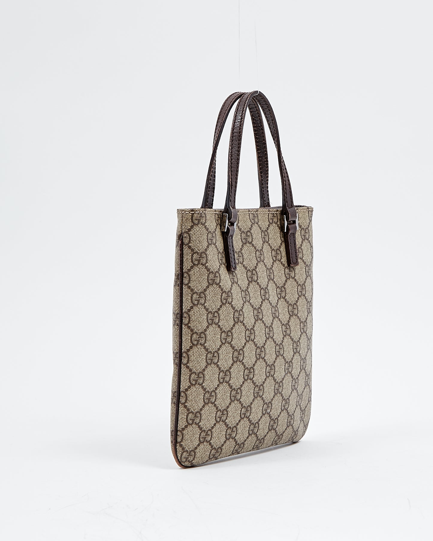 Gucci Brown GG Supreme Coated Canvas Mini Tote