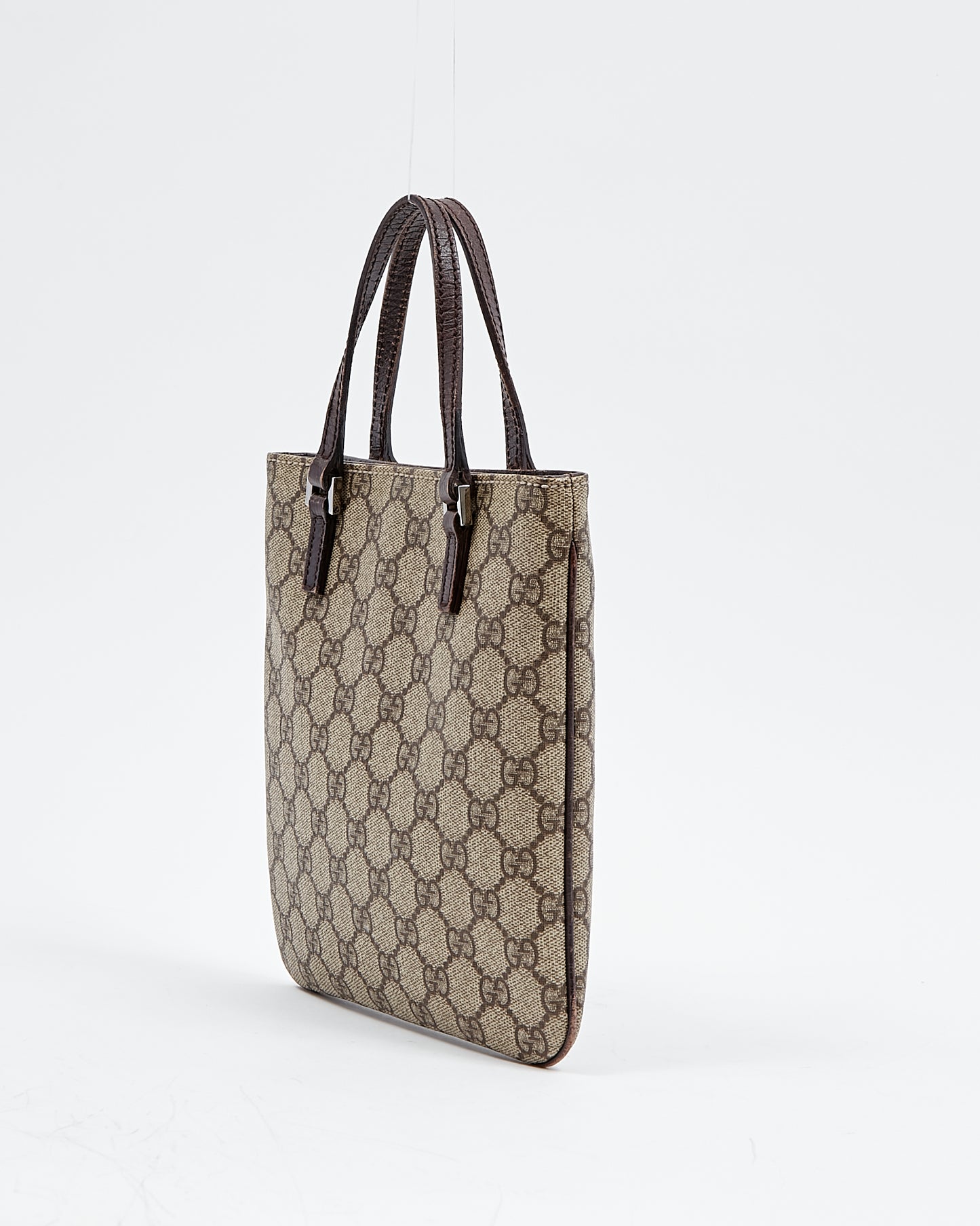 Gucci Brown GG Supreme Coated Canvas Mini Tote